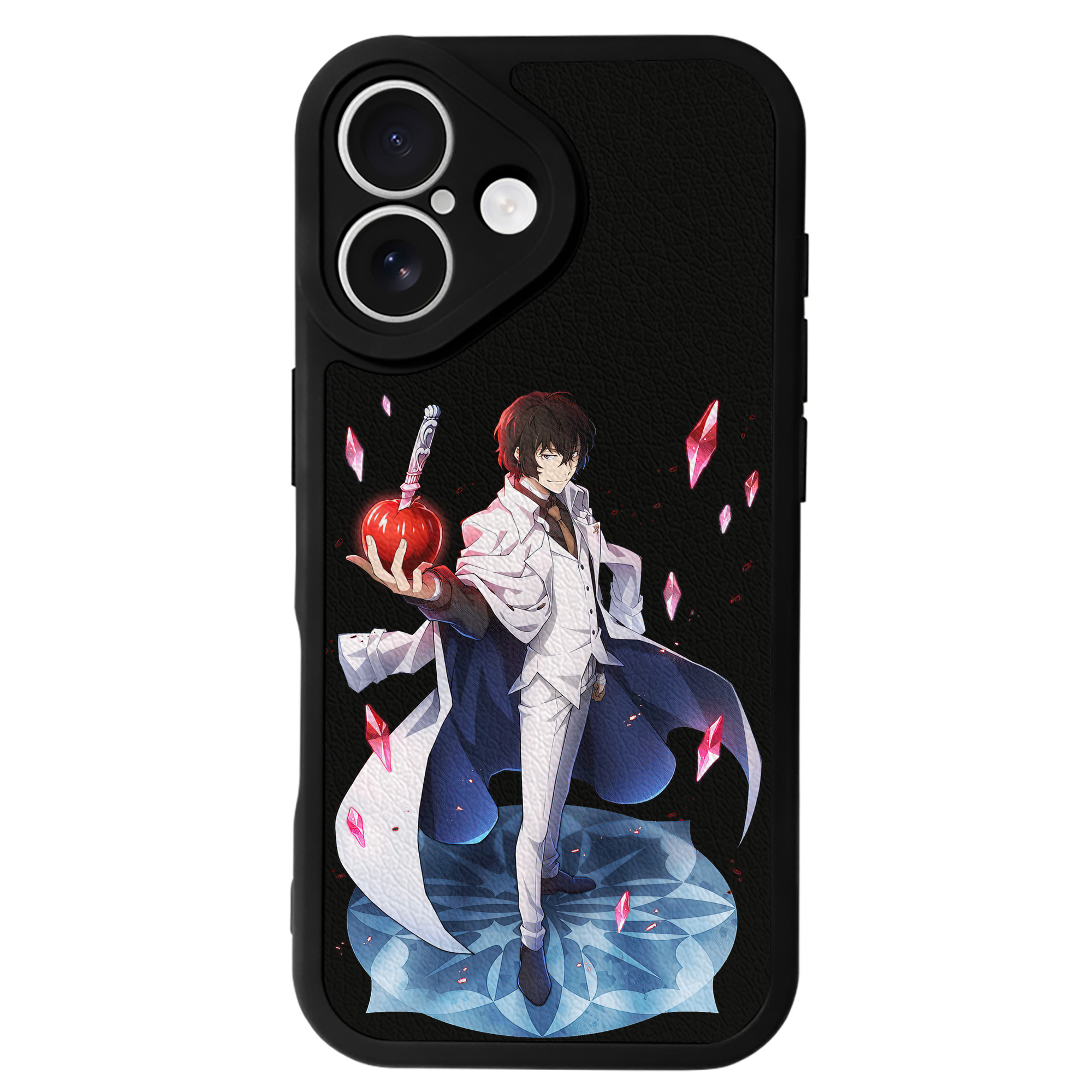 （画像用） 文豪ストレイドッグス Bungo Stray Dogs 【iPhone 16シリーズ対応】シリコンスマホケース（レザー調） 材質：シリコン